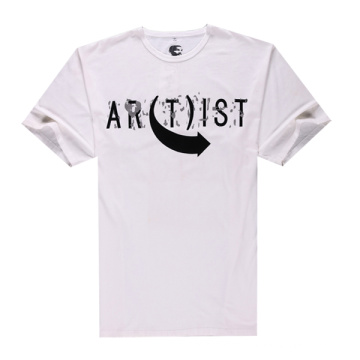 T-shirt / t-shirt brancos baratos da cópia dos homens